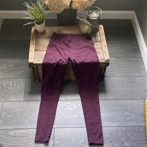Aerie Leggings Burgundy